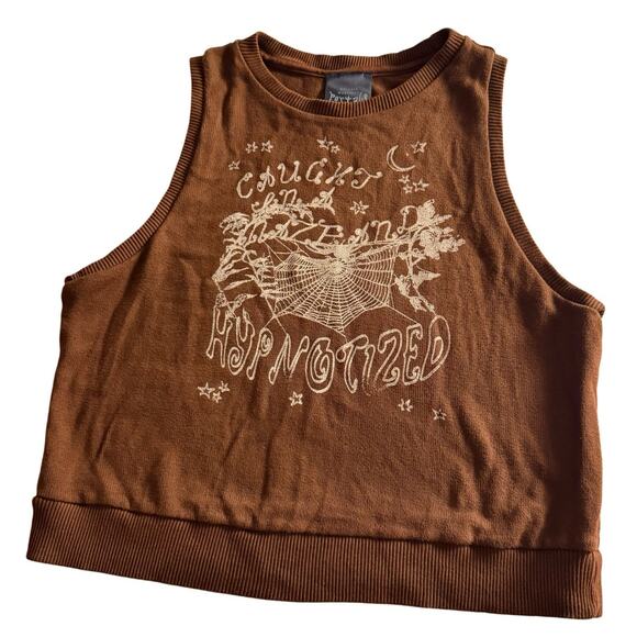 Melanie Martinez Portals Hypnotized Brown Sweater Vest Witchy Goth whimsygoth - Picture 3 of 7